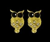 Brinco Corujinhas com Strass