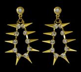Brinco de Spyke com strass