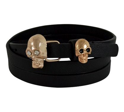 Cinto Caveira Preto