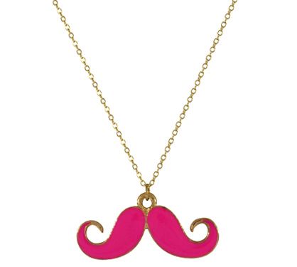 Colar Bigodinho Rosa